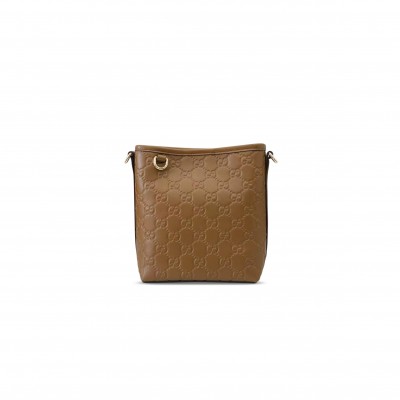 GUCCI GG EMBLEM NANO BUCKET BAG ‎‎847090 (18*15*8cm)